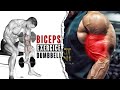 أقوى تمارين تكوير و تضخيم البايسبس فقط بالدمبل - Dumbbell Biceps Exercices Workout