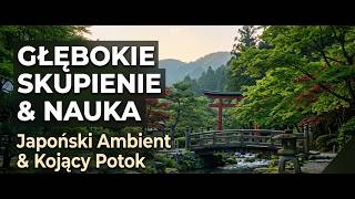 Muzyka do Nauki i Głębokiego Skupienia ⛩️ Japoński Ambient Medytacyjny + Kojący potok