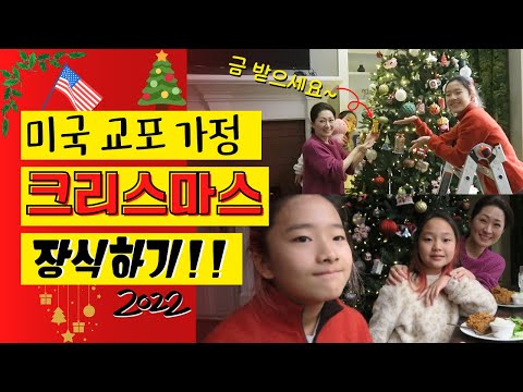 #미국일상 #미국생활 #브이로그 - 벌써 <strong>크리스마스</strong>?!?!  <strong>미국</strong> 교포가정 크리스마스트리 같이 만들어 보아요!