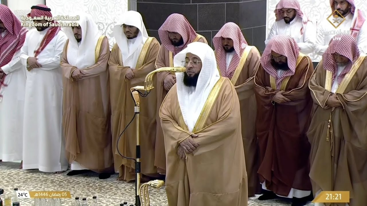 صلاة التراويح الشيخ بدر التركي الحرم المكي ليلة 6 رمضان 1446هـ