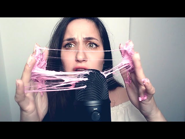 ARRUINANDO MI MICROFONO CON SLIME- ASMR