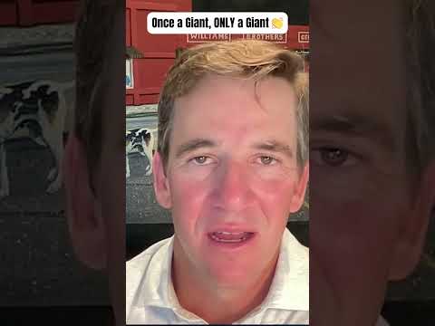 Eli Manning explains his retirement speech 🤝