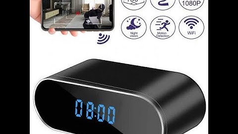 Spy Digital Table Clock Wifi Camera setup in Lookcam App | HD mini Wifi camera Setup By L