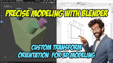 Precise Modeling with Blender: Custom Transform Orientation for 3D Modeling