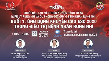 TMA Buổi 1: Ứng dụng khuyến cáo ESC 2020 trong điều trị bệnh nhân rung nhĩ
