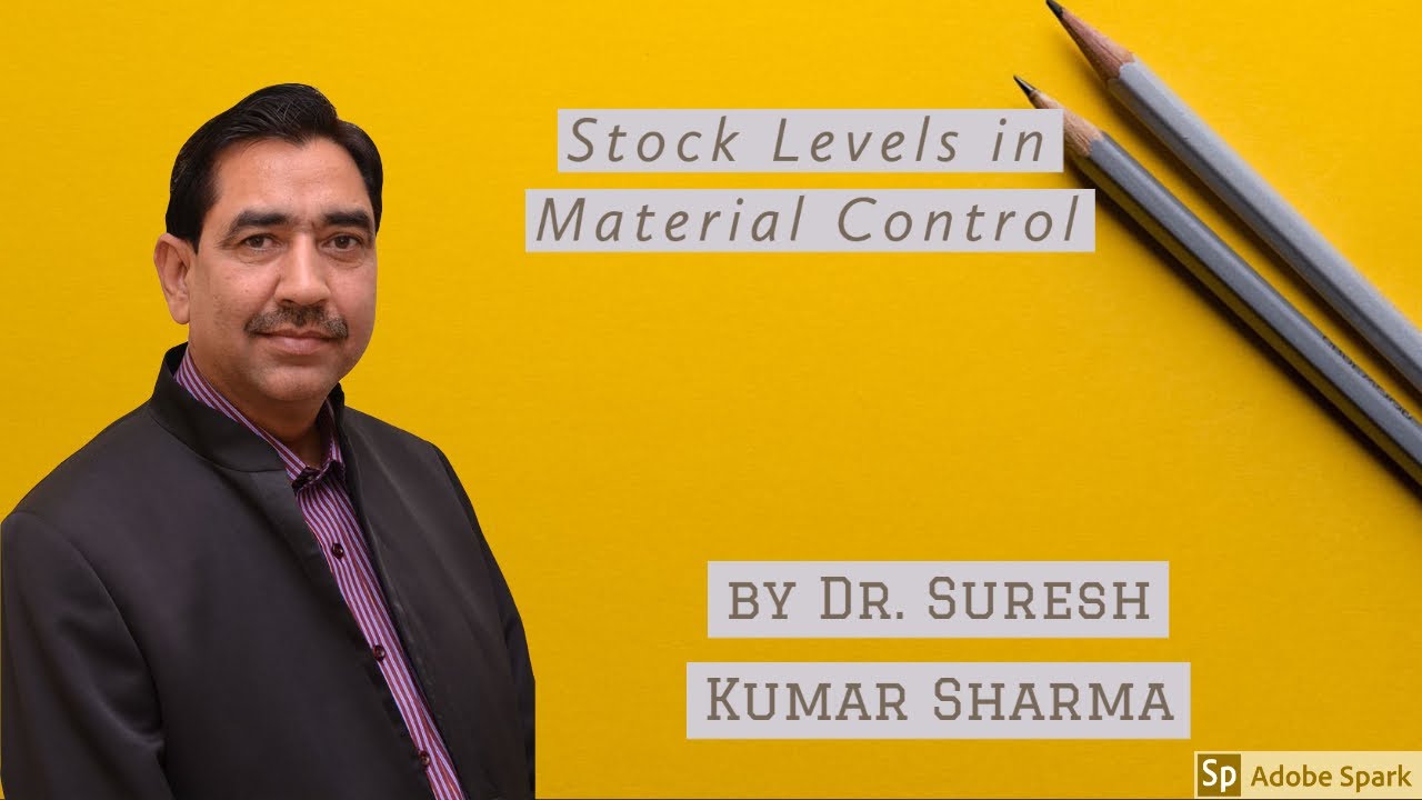 Material Control in Cost Accounting -Stock Levels (Reorder,Maximum,Minimum,Average and Danger Level)