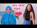 I Tried To Look My Real Age 👁️👄👁️ age reveal