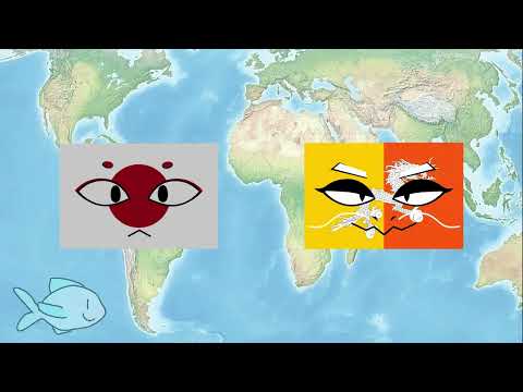 Japan & Bhutan (flag band)