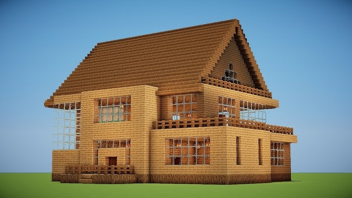 Minecraft: Casa de Madeira Simples/Simple Wooden House #minecraft #tut