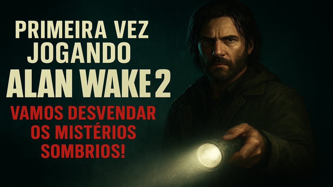 Alan Wake 2 Pela Primeira Vez! Mistérios, Terror e Suspense no Ar!