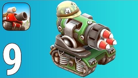 Pico Tanks Gameplay Walkthrough Part 9 - ARMY GREEN SLINKY HELIX TANK [iOS/Android Games]