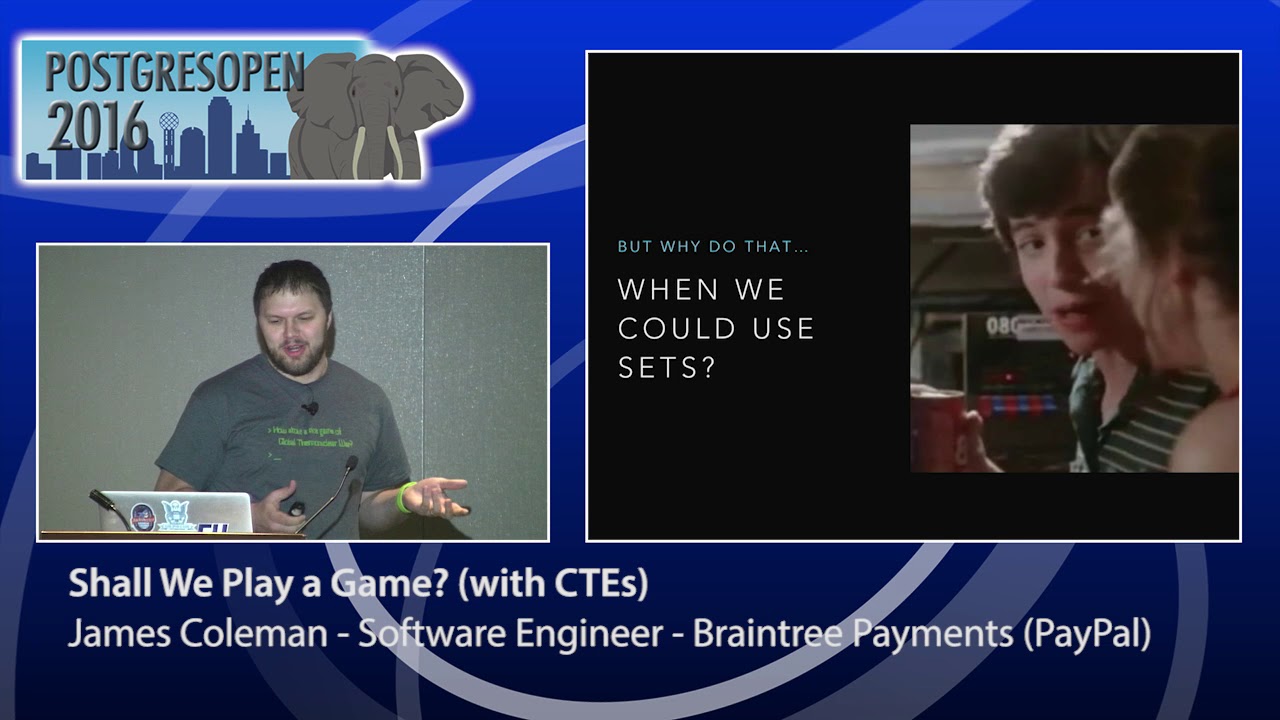 Shall We Play a Game? (with CTEs) - James Coleman postgresql download