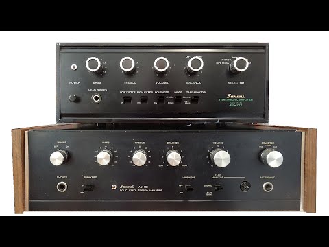 SANSUIオーディオ Vintage Sansui au-222 Amplifier Review & Sansui au-101 Head