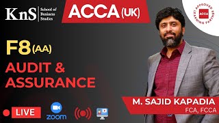 KnS | ACCA | AA | F8 | Orientation | By M. Sajid Kapadia