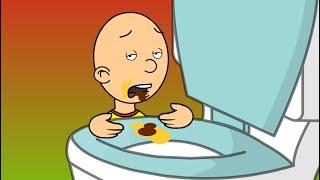 Caillou Misuses The Bathroom