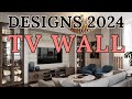 Trendy tv wall designs and decoration ideas 2024