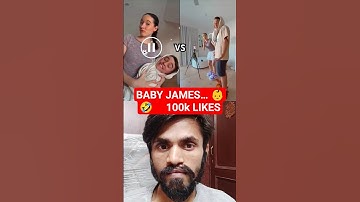 BABY JAMES… 👶🤣🥹100k LIKES FOR THE BTS! 🎥 #shorts