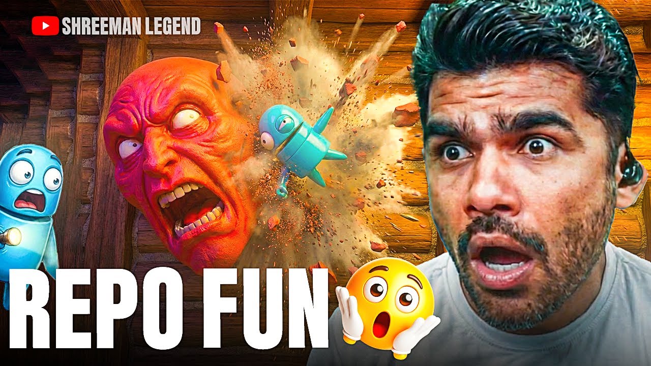 REPO Game Funny Highlights 😱😂 | Shreeman Legend Craziest Moments