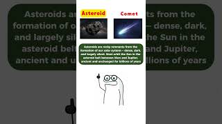 Asteroid vs Comet — One Arrives With a Tail, One Doesn't ☄️🪨