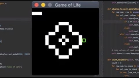 I created life! (Well, Conway