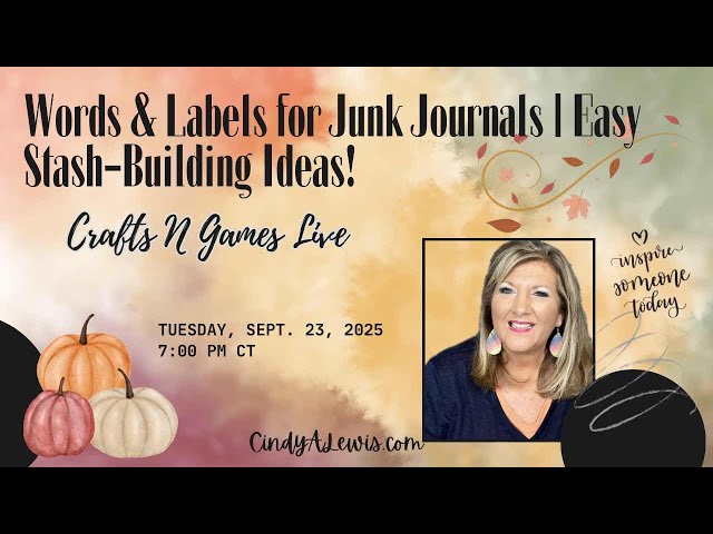 Words & Labels for Junk Journals | Easy Stash-Building Ideas