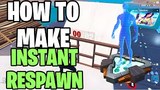 How to make a INSTANT RESPAWN in Fortnite UEFN 2026