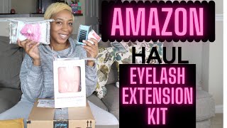 AMAZON HAUL | EYELASH EXTENSION KIT