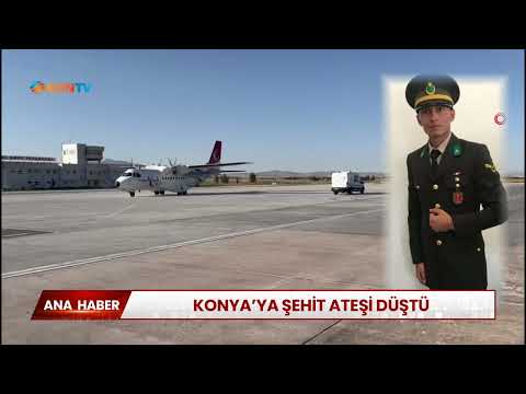 Konya'ya şehit ateşi düştü