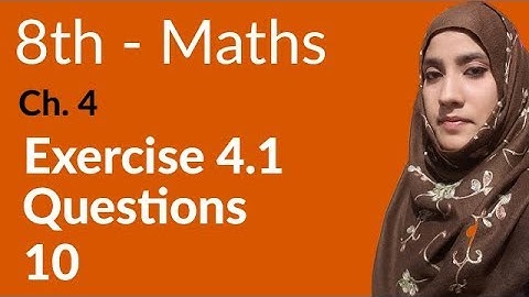 8th Class Math, Financial Arithmetic Ex 4.1 Q 10 - 8th Class Maths PEC