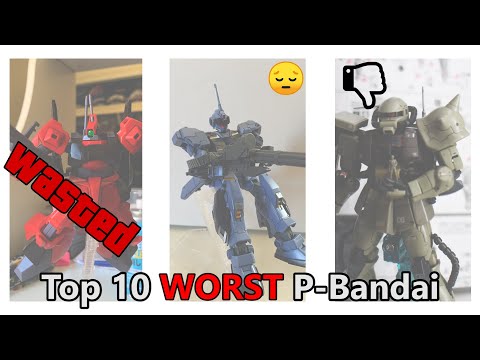 Rating Top 10 WORST Premium Bandai In One Video (HG & RG edition)