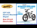 Review FZFT X20 Electric Mountain Moped - Best 20 Inch Electric Bike On AliExpress 2024
