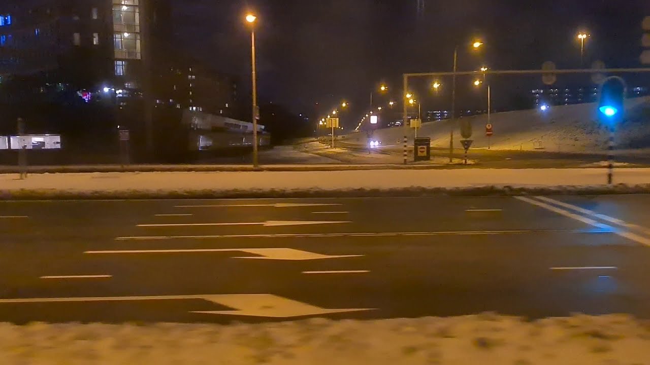 🚍Busrit in de GVB Amsterdam Pendelbuslijn 99 Sacharovlaan-Station Zuid (Vervanger lijn 25) in de sn