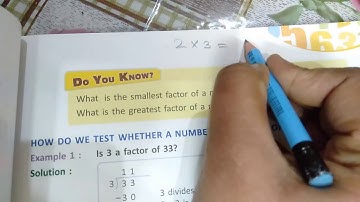 Class 4 Maths Ex-8.1  Factors & Multiples