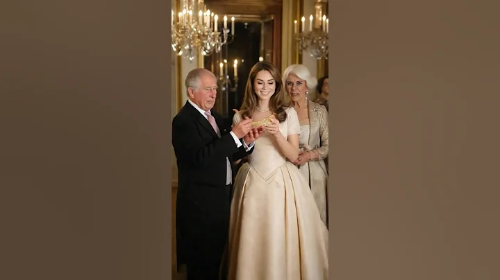Camilla jealous when King Charles gift Gold necklace to Kate #kingcharles #camilla #princewilliam