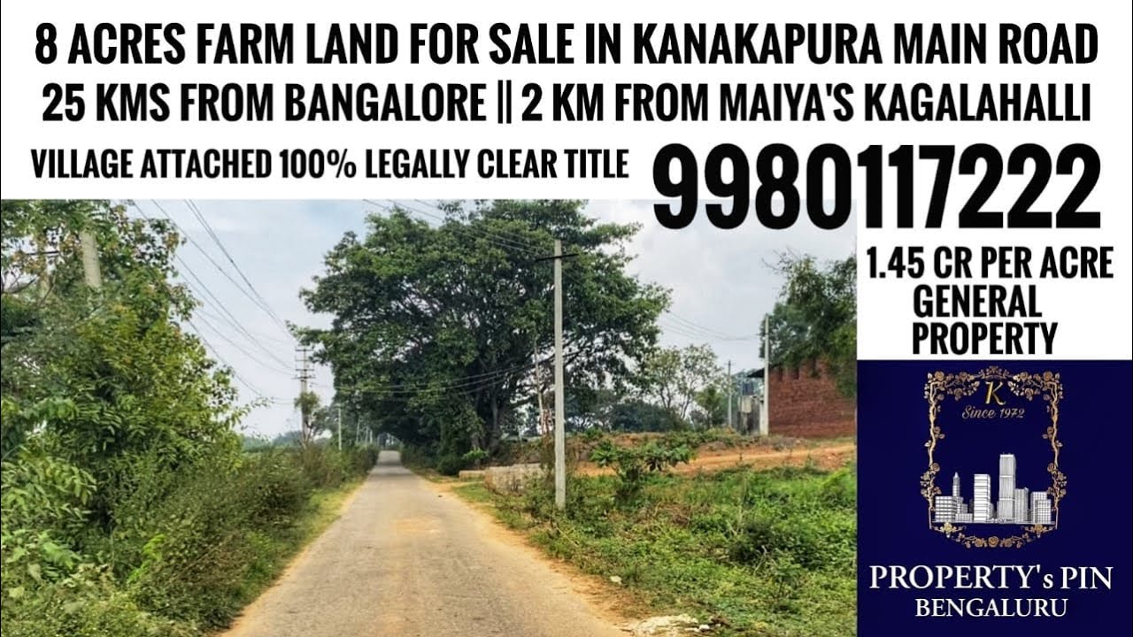 Agriculture Land for sale near Bangalore 25 km from Bangalore farm