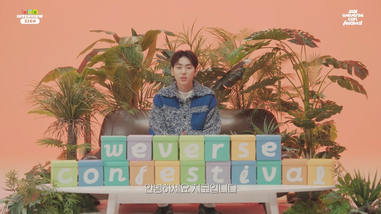 2023 Weverse Con Festival - Box Interview : ZICO 🎙