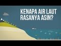 Kenapa air laut asin? *explained with animation