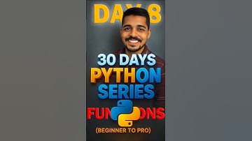 Python Functions Explained! 💡🐍 | Day 8 of Python Series #python #coding #fun #shorts