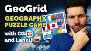 I was challenged to solve the GEOGRID! (Awesome Geography Puzzle)