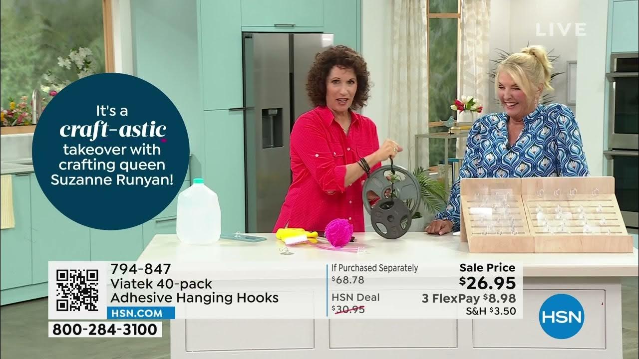 Viatek 40pack Adhesive Hanging Hooks YouTube