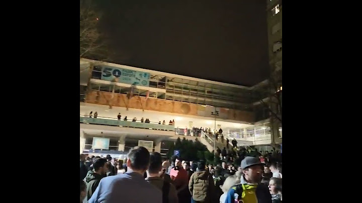 Studentska akcija blokade RTS-a #studenti #protest