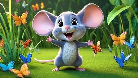 Tick Tock Mouse and the Clock | Fun Time-Telling Song for Kids | Animated Nursery Rhyme