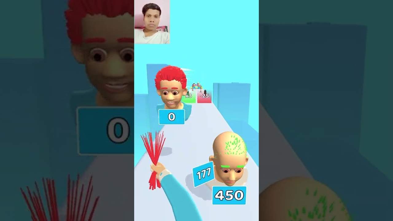 Hair Stack 🧂🍪🗺 IOS Android Gameplay Walkthrough Levels #6 LANDH3 DYADP