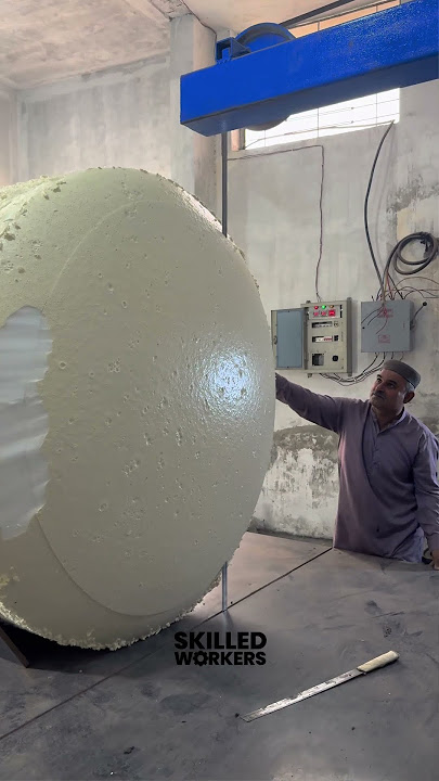 Behind the Scenes: Crafting of white Polyurethane foam! 🏭🧽