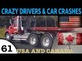 Car Crash Fails Compilation - North American Episode 61. Bad Drivers USA and CANADA
