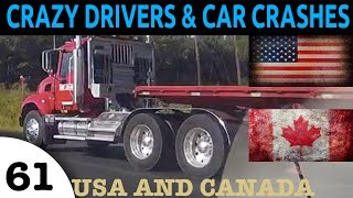 Car Crash Fails Compilation - North American Episode 61. Bad Drivers USA and CANADA