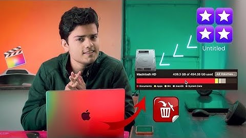 How To Fix Final Cut Pro X Taking up all your Macintosh HD Space | Not Enough Disk Space Easy Fix