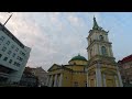 Колокольный звон в церкви Александра-Невского на службу в праздник Покрова Пресвятой Богородицы