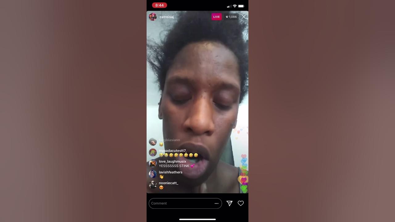 Catreisa Johnson is back live from Instagram jail 6/11/2020 YouTube