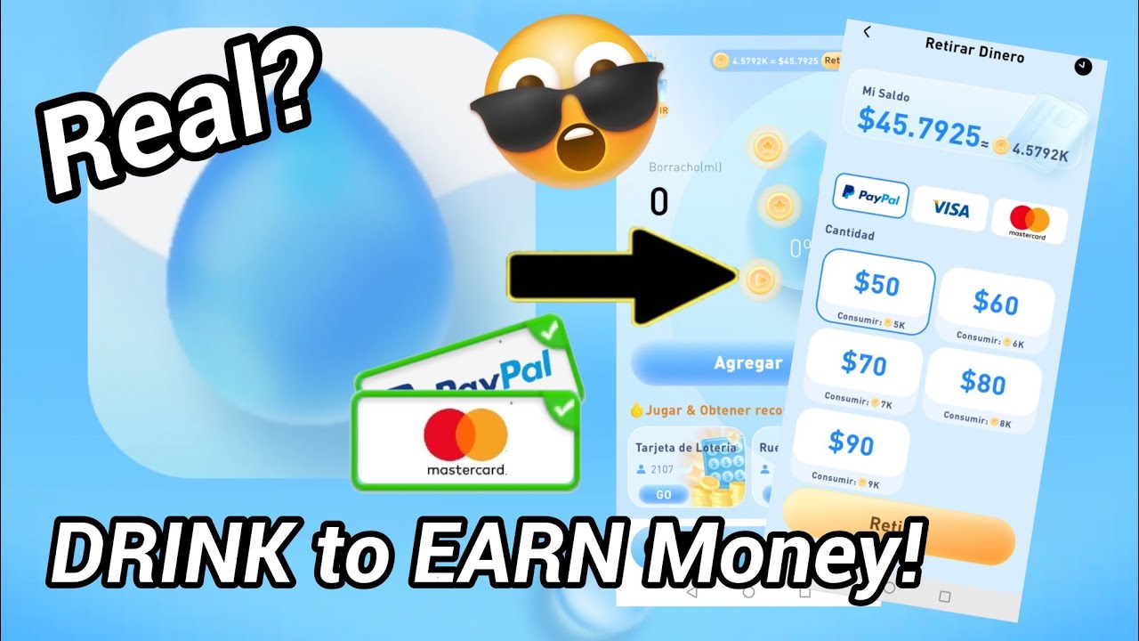 ⚠️ Drink Naw 💸: ¿Paga REALMENTE por PayPal, VISA o MASTERCARD? ¡NO CAIGAS! (2025)